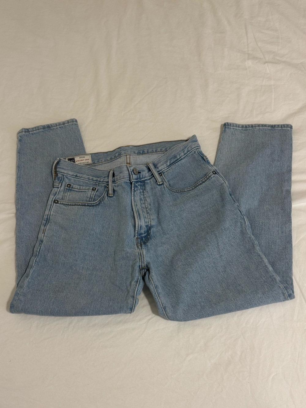 GAP Light Wash Straight Leg Jeans